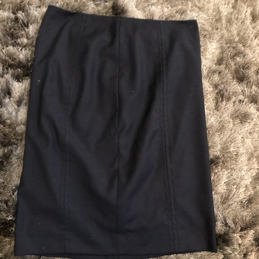 The Limited Navy Work Skirt